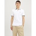 Jack & Jones Jack & Jones Men's Polo JJEPAULOS 2-Pack Plain White/Blue