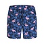 Jack & Jones Jack & Jones Men's Swim Short JPSTMAUI VIBES Dark Blue Flamingo/Palm Print