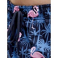 Jack & Jones Jack & Jones Men's Swim Short JPSTMAUI VIBES Dark Blue Flamingo/Palm Print