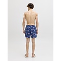 Jack & Jones Jack & Jones Men's Swim Short JPSTMAUI VIBES Dark Blue Flamingo/Palm Print