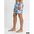 Jack & Jones Jack & Jones Men's Swim Short JPSTMAUI VIBES Light Blue Flamingo/Palm Print