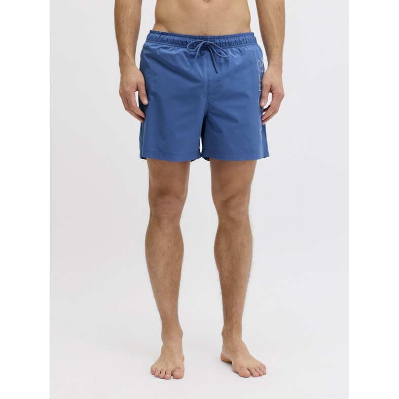 Jack & Jones Jack & Jones Heren Zwemshort JPSTMAUI WAVE Logo Effen Blauw