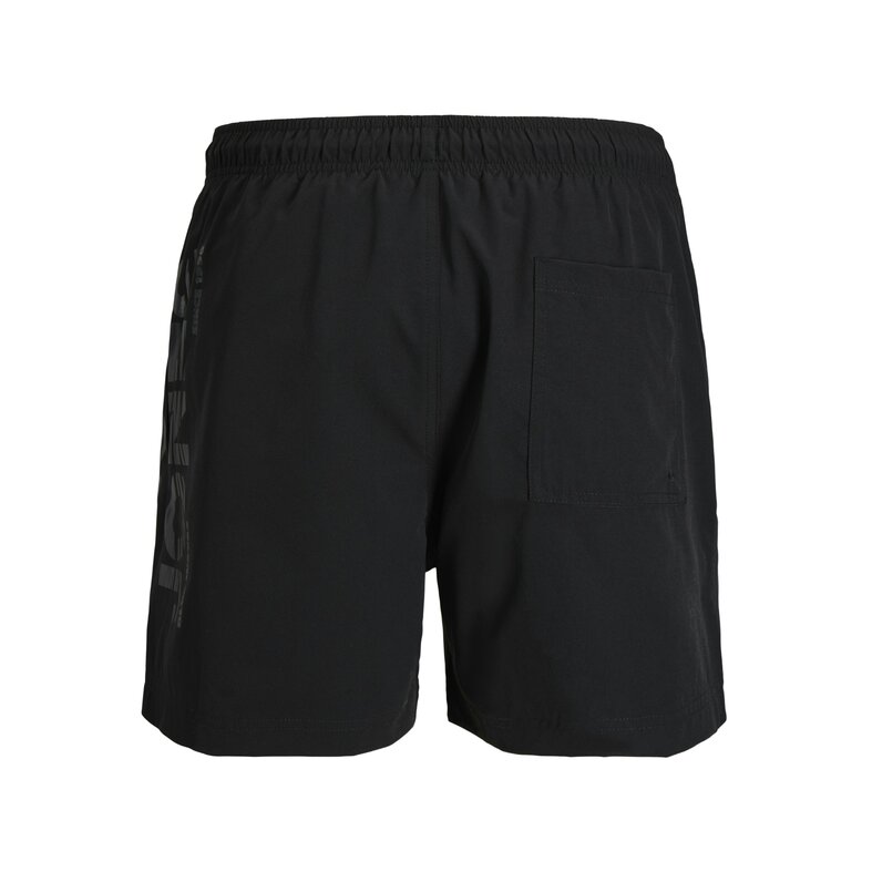 Jack & Jones Jack & Jones Heren Zwemshort JPSTMAUI WAVE Logo Effen Zwart
