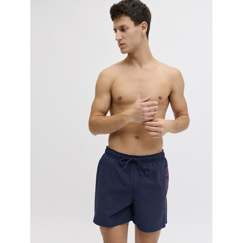 Jack & Jones Jack & Jones Heren Zwemshort JPSTMAUI WAVE Logo Effen Donkerblauw