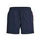 Jack & Jones Jack & Jones Men's Swim Short JPSTMAUI WAVE Logo Solid Dark Blue
