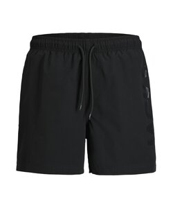Jack & Jones Heren Zwemshort JPSTMAUI WAVE Logo Effen Zwart