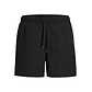 Jack & Jones Jack & Jones Heren Zwemshort JPSTMAUI WAVE Logo Effen Zwart