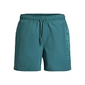Jack & Jones Jack & Jones Men's Swim Short JPSTMAUI WAVE Logo Solid Green