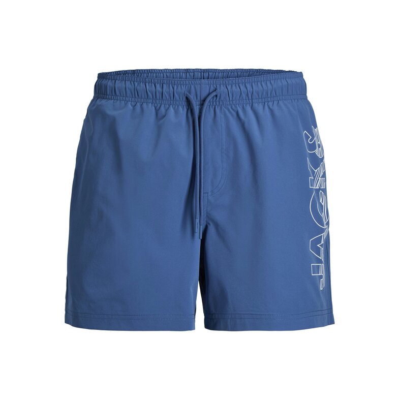Jack & Jones Jack & Jones Heren Zwemshort JPSTMAUI WAVE Logo Effen Blauw