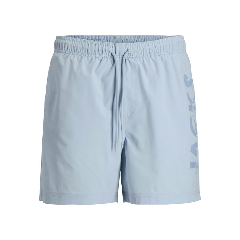Jack & Jones Jack & Jones Heren Zwemshort JPSTMAUI WAVE Logo Effen Lichtblauw