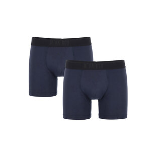 Alan Red Men's Boxer Shorts 2-Pack Plain Dark Blue