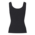 PIECES PIECES Dames Tanktop Rib PCKITTE Ronde Hals Effen Zwart