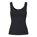 PIECES PIECES Ladies Tanktop Rib PCKITTE Round Neck Solid Black