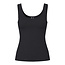 PIECES PIECES Ladies Tanktop Rib PCKITTE Round Neck Solid Black