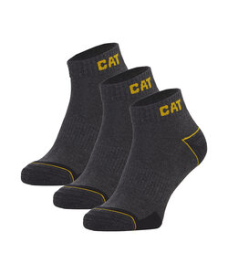 CAT Enkelsokken Work Sneakers 3-paar Antraciet