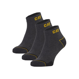 CAT Enkelsokken Work Sneakers 3-paar Antraciet