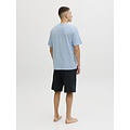 Jack & Jones Jack & Jones Heren Korte Shortama Pyjamaset JACEVEREST Lichtblauw/Donkerblauw