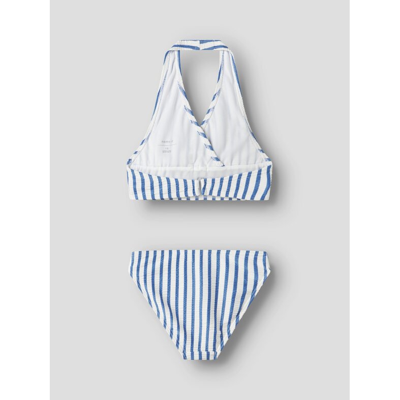 Name It Name It Meisjes Bikini Set Strik NKFZIPPA Gestreept Blauw
