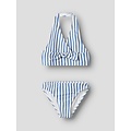 Name It Name It Girls Bikini Set Bow NKFZIPPA Striped Blue