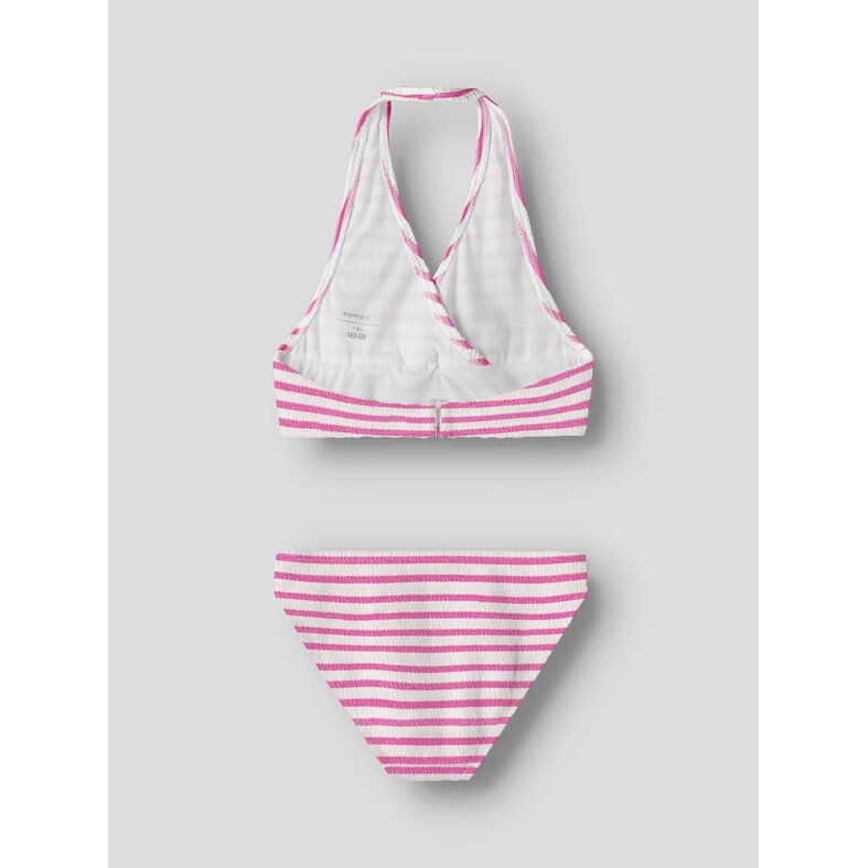 Name It Name It Meisjes Bikini Set Strik NKFZIPPA Gestreept Roze