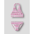 Name It Name It Girls Bikini Set Bow NKFZIPPA Striped Pink