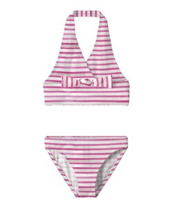 Name It Meisjes Bikini Set Strik NKFZIPPA Gestreept Roze