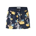 Name It Name It Boys Long Swim Short NMMMOURITZ Stitch Surf Print Dark Blue