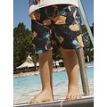 Name It Name It Boys Long Swim Short NMMMOURITZ Stitch Surf Print Dark Blue