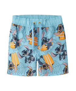 Name It Boys Long Swim Short NMMMOURITZ Stitch Surf Print Light Blue