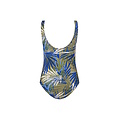 Ten Cate Ten Cate Ladies Prosthesis Swimsuit Soft Cup Green Leaf Print