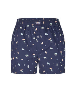 Happy Shorts Wide Boxer Shorts Men's Beach Print