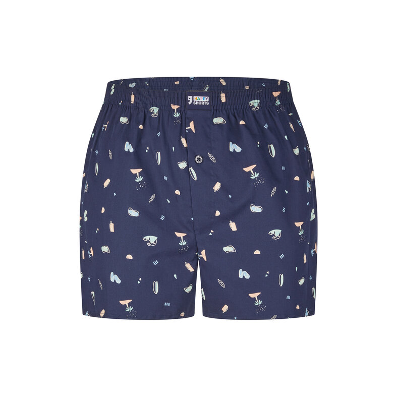 Happy Shorts Happy Shorts Wide Boxer Shorts Men's Beach Print