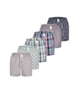 MG-1 Wide Boxer Shorts Men 6-Pack Multipack D520