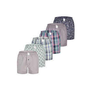 MG-1 Wide Boxer Shorts Men 6-Pack Multipack D520