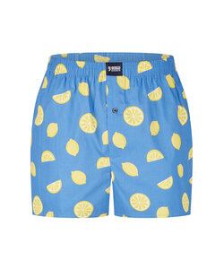 Happy Shorts Wide Boxer Shorts Men's Lemon Print