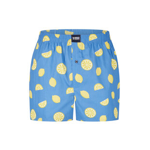 Happy Shorts Wide Boxer Shorts Men's Lemon Print