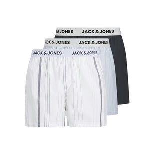 Jack & Jones Heren Wijde Boxershorts Geweven Katoen JACANCHOR 3-Pack Multicolor