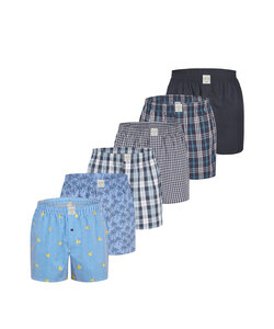 MG-1 Wijde Kinder Boxershorts Jongens 6-Pack D515K