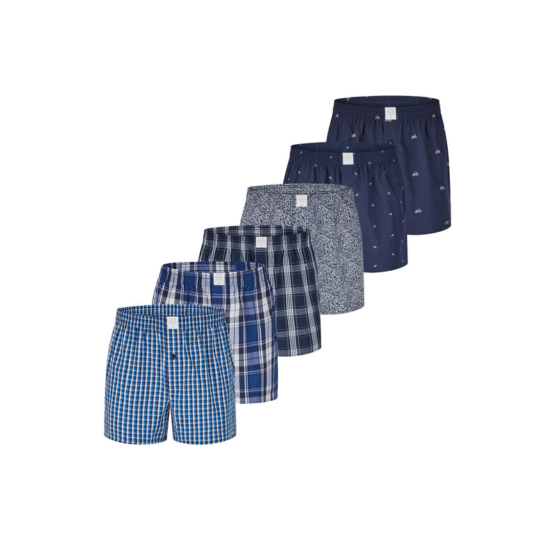 MG-1 MG-1 Wijde Boxershorts Heren 6-Pack Multipack D510