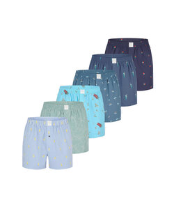 MG-1 Wide Boxer Shorts Men 6-Pack Multipack D525
