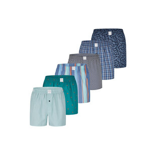 MG-1 Wijde Boxershorts Heren 6-Pack Multipack D505