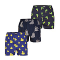 Happy Shorts Happy Shorts Wijde Boxershorts Heren Met Print 3-Pack
