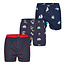 Happy Shorts Happy Shorts Wide Boxer Shorts Men With Print 3-Pack
