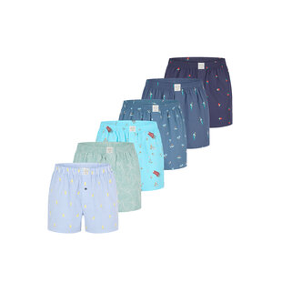 MG-1 Wide Kids Boxer Shorts Boys 6-Pack D525K