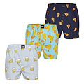 Happy Shorts Happy Shorts Wijde Boxershorts Heren Met Print 3-Pack