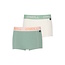 O'Neill O'Neill Boxers Shorts Ladies 2-Pack Light Green/Marshmallow