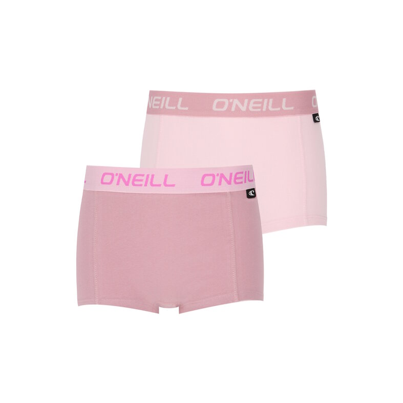 O'Neill O'Neill Boxershort Dames 2-Pack Effen Roze