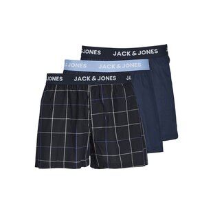 Jack & Jones Men's Wide Boxer Shorts JACJACKSON Dark Blue 3-Pack