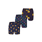 Happy Shorts Happy Shorts X Heren Wijde Boxershort Met Binnenbroek Pizza/Gummibeer/Hamburger Print 3-Pack
