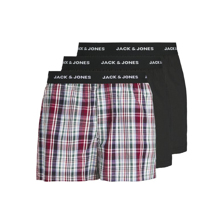 Jack & Jones Jack & Jones Heren Plus Size Wijde Boxershorts JACCHRISTIAN 3-Pack